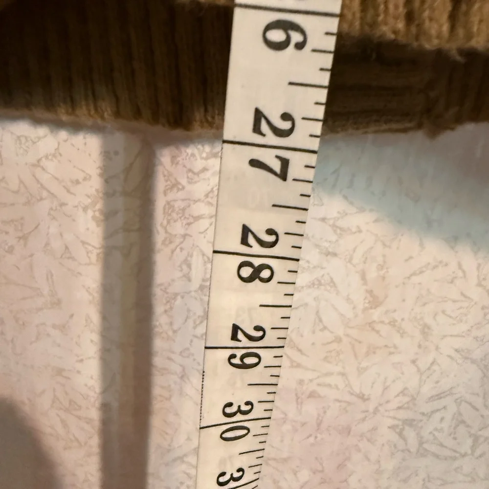 Savanna Jane Boho, Western, Cozy, Button Front Brown Floral Cardigan, Sz Large - Picture 6 of 8